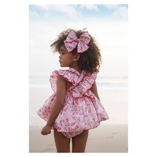 Summer Ela Pink Floral Dress - Image 2