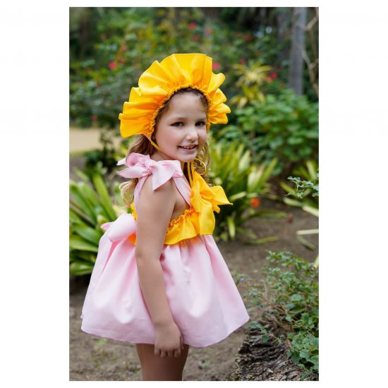 Summer Ela Yellow Bow Dress - Image 3