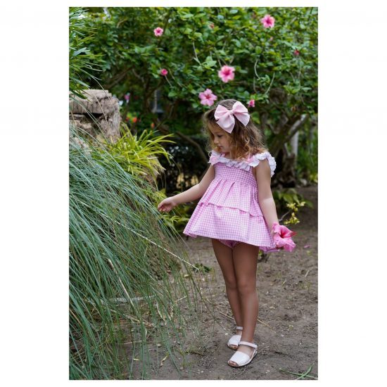 Summer Ela Pink Gingham Dress - Image 2