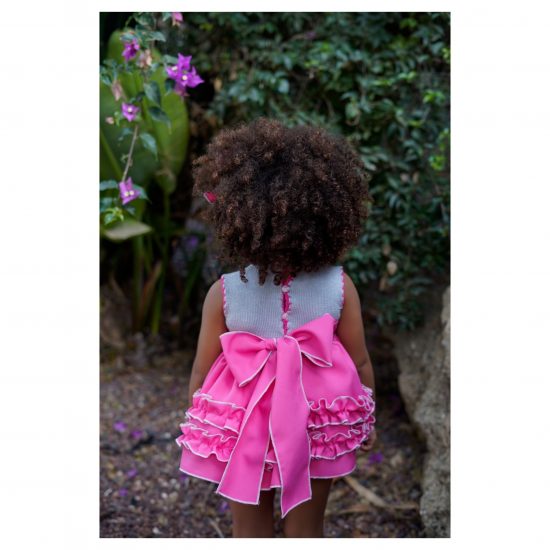 Summer Ela Pink Ruffle Dress