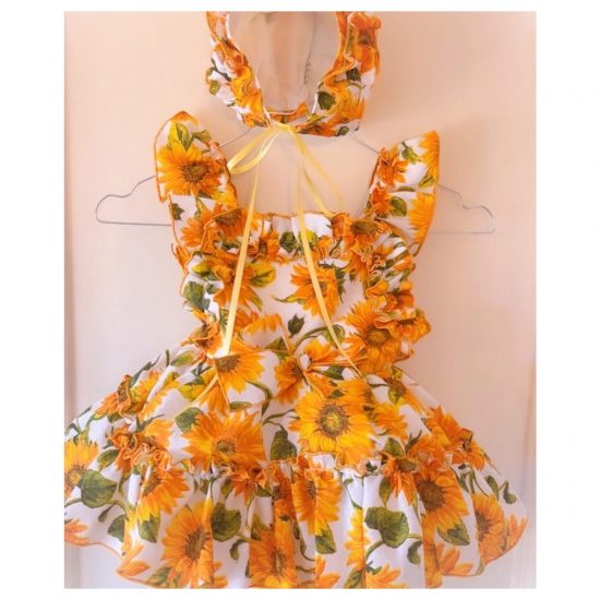 Summer Ela Sunflower Dress