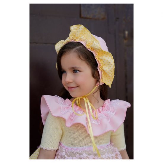 Easter Ela Yellow & Pink Dress - Image 5