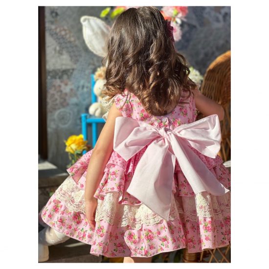 Sonata Floral Ruffle Dress VE25-17 - Image 4