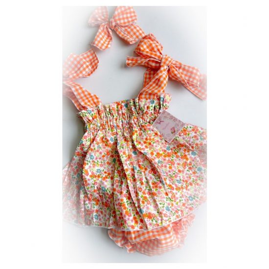 Summer Ela Floral Set with Bow