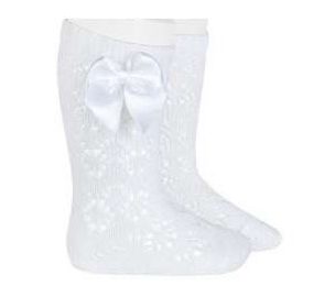 Condor Knee High Summer Socks with Bows
