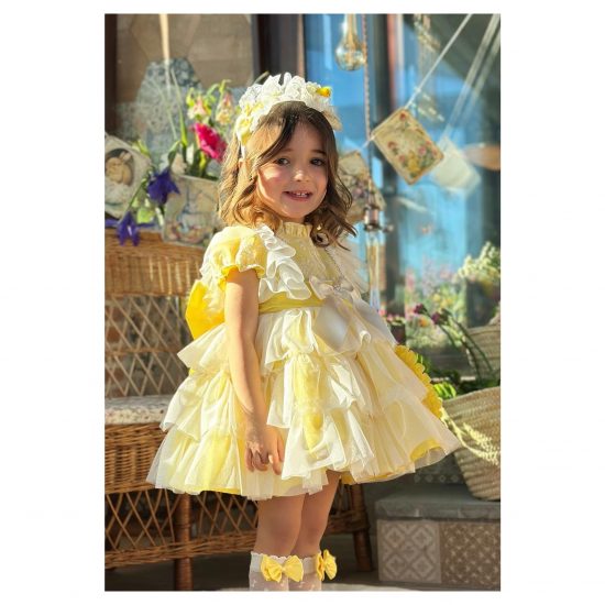 Sonata Summer Yellow Dress VE25-01