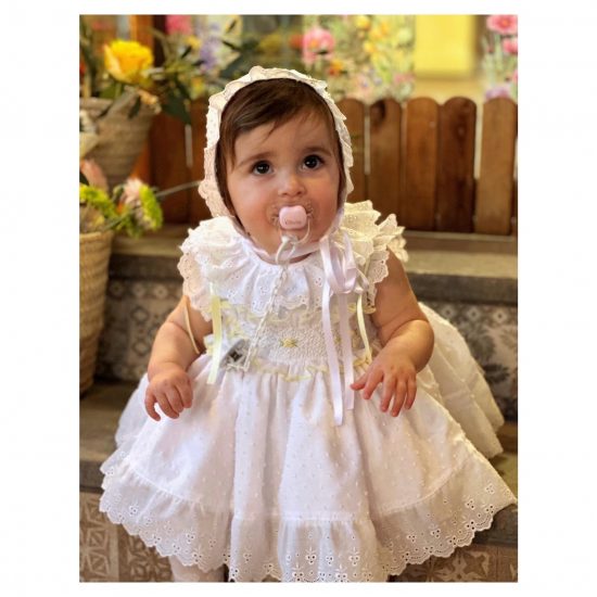 Sonata Summer White Smocked VE25-15