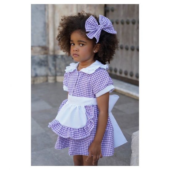 Ela Apron Gingham Dress