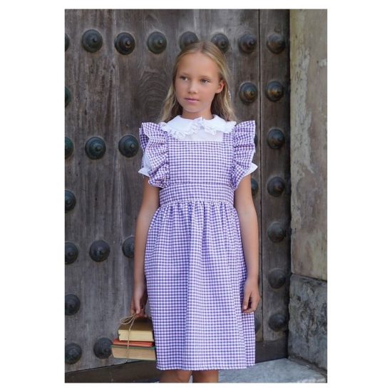 Ela Gingham School Maria Pinny