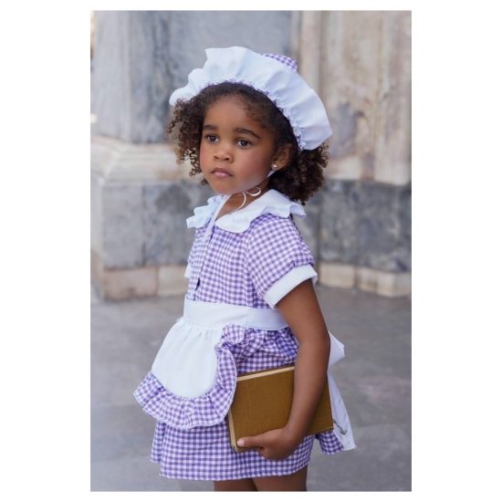 Ela Apron Gingham Dress - Image 3