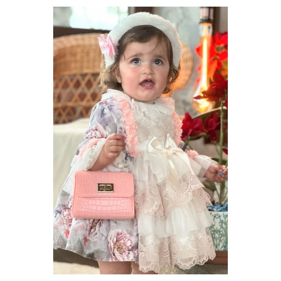 Sonata Pink Floral & Lace IN25-18 - Image 2