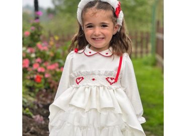 Sonata Heart Smocked Dress IN25-08